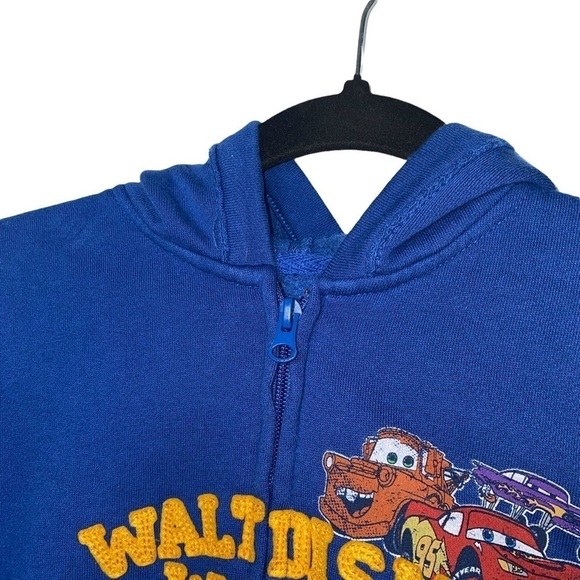 Disney Walt Disney World Cars themed full-zip hoodie Lightning McQueen Jacket - Picture 5 of 10